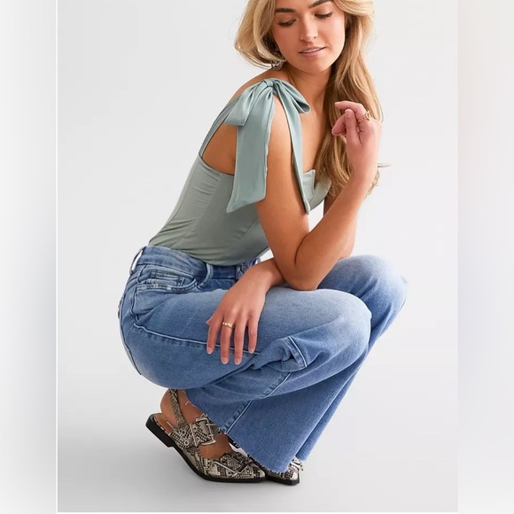 Free People Lola Bodysuit sea mist XS - Picture 2 of 6